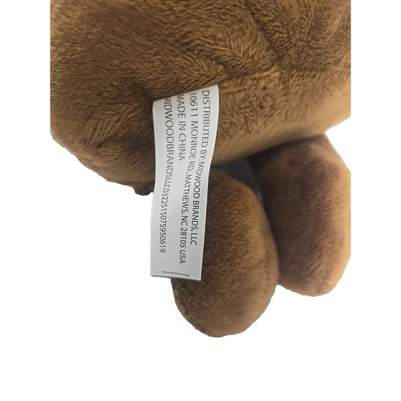 Midwood Brands Reindeer Plush Christmas Brown Stuffed Animal Toy 10 Inch - Picture 10 of 11